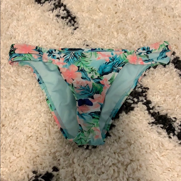 Forever 21 Tropical Swim Bikini Bottom - Picture 1 of 2